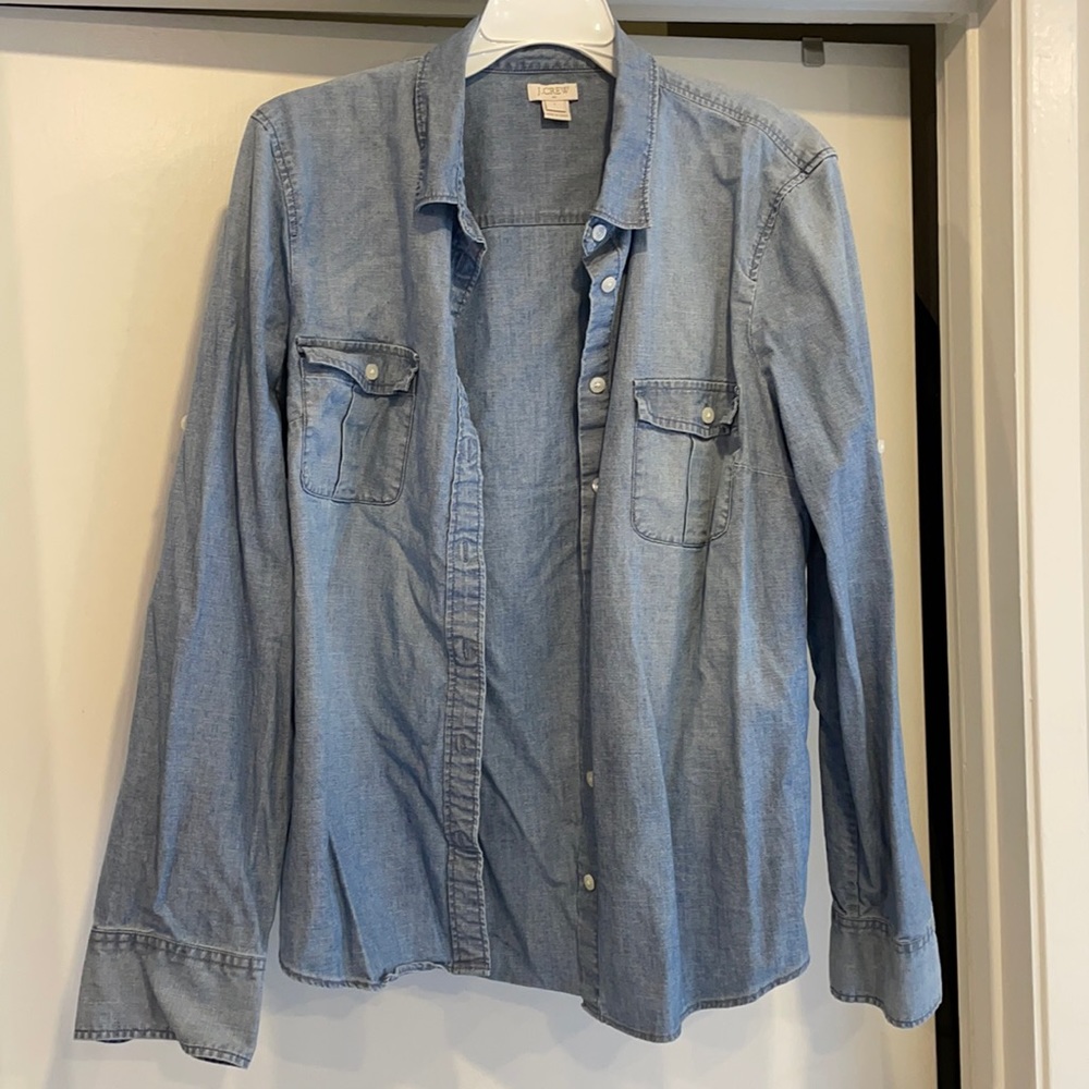 J. Crew Denim Button Down